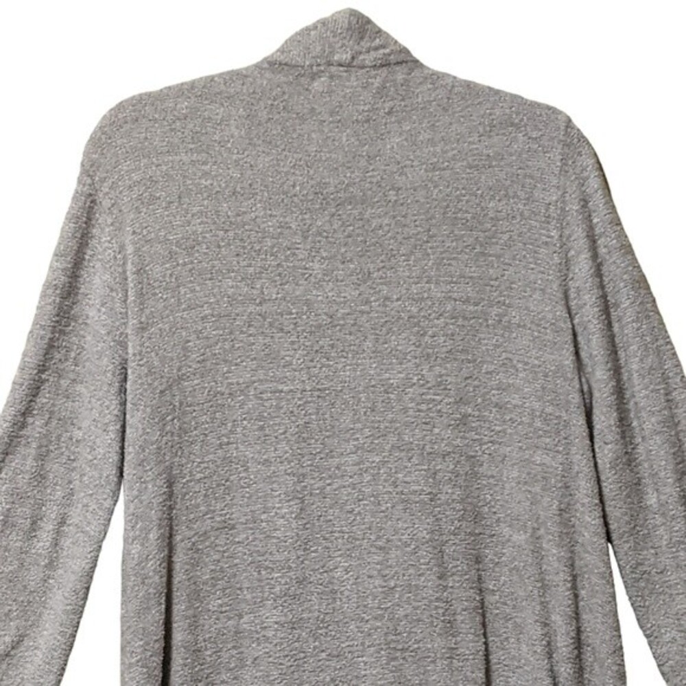 Barefoot Dreams Cozychic Lite Calypso Wrap cardigan heather pewter size S/M - Picture 8 of 10